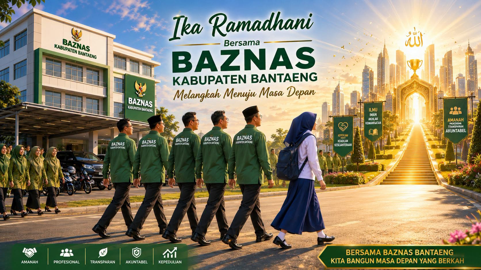 Ika Ramadhani Bersama BAZNAS Kabupaten Bantaeng Melangkah Menuju Masa Depan 