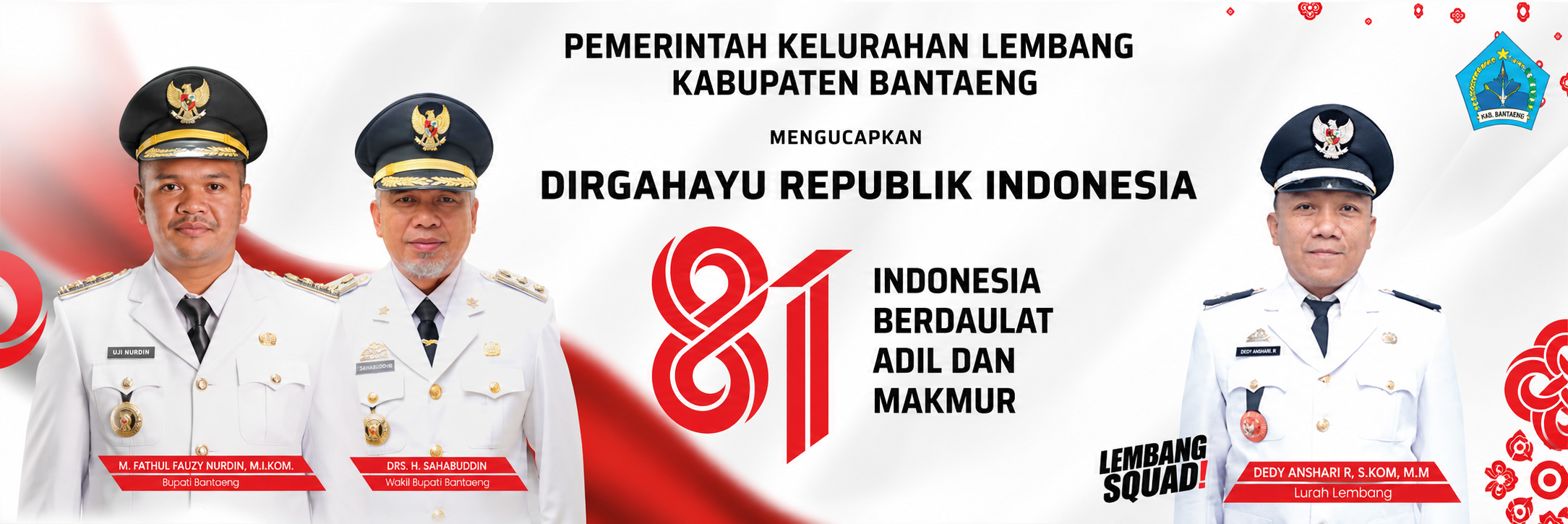 Semarak Kemerdekaan, Bersatu Membangun Lembang! Dirgahayu Republik Indonesia ke-81 Tahun 2026