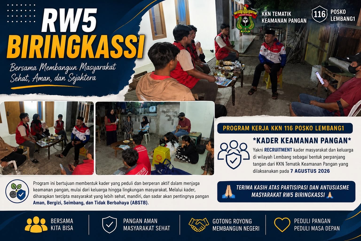 BIRING KASSI – GERAKAN BERSAMA WUJUDKAN KELUARGA AMAN PANGAN